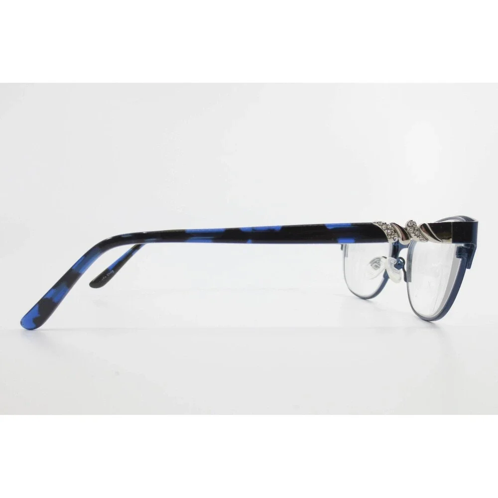 South Hampton SH 6003 BL Blue Tortoise Cat Eye Eyeglasses Frames 52-17-140